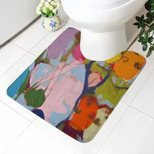 Indoor Mountain Toilet Bowl Mat