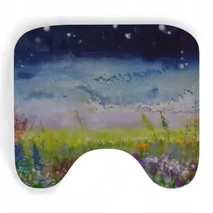 Field In Summer Twilight Toilet Bowl Mat