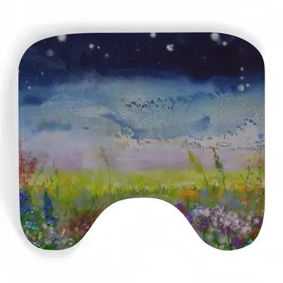 Field In Summer Twilight Toilet Bowl Mat