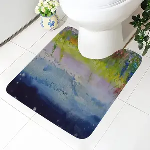 Field In Summer Twilight Toilet Bowl Mat