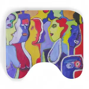 Woman Talk Toilet Bowl Mat