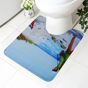 Now For The Big One Toilet Bowl Mat