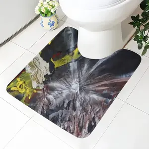 Collapse Toilet Bowl Mat