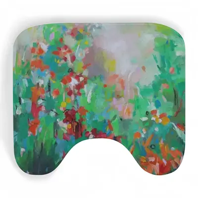 Summer Flowers Toilet Bowl Mat