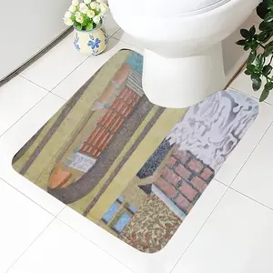 A Crowd Began To Form Toilet Bowl Mat