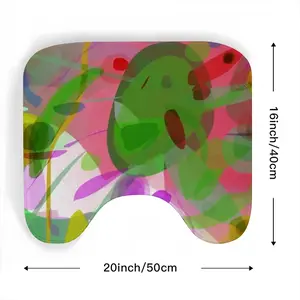 Abstractionation Toilet Bowl Mat