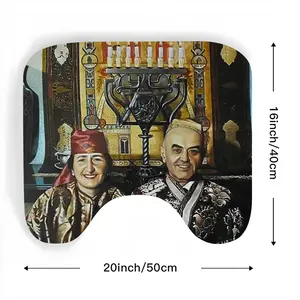 Shabat In Old Jerusalem Toilet Bowl Mat