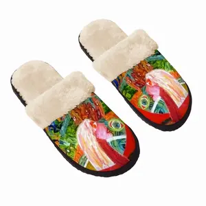 Men Relevation Fuzzy Slippers