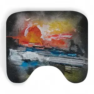 Sunset Toilet Bowl Mat