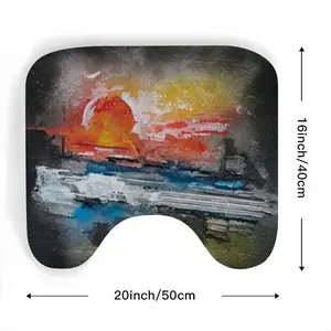 Sunset Toilet Bowl Mat