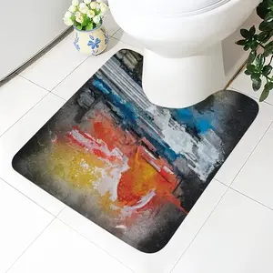 Sunset Toilet Bowl Mat