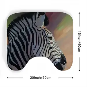 Dreamy Zebra Toilet Bowl Mat