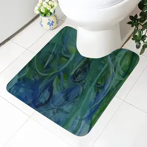 Emerald Code Toilet Bowl Mat