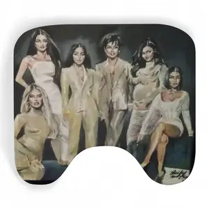 Kardashian Jenner Family Toilet Bowl Mat