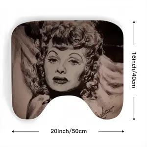 Lucille Ball Toilet Bowl Mat