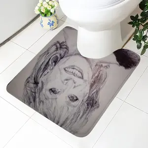 Barbara Walters Toilet Bowl Mat