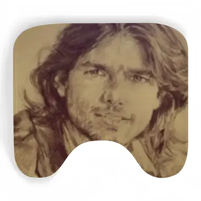 Tom Cruise Portrait Toilet Bowl Mat