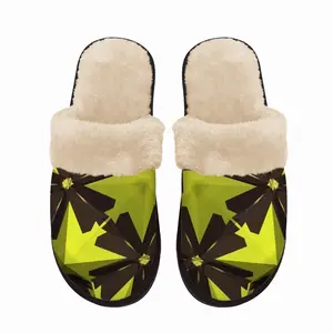 Men Echinacee Fuzzy Slippers