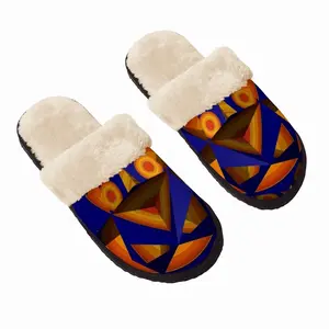 Men Owl Fuzzy Slippers