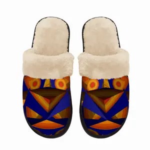 Men Owl Fuzzy Slippers