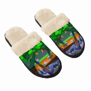 Men City Life Fuzzy Slippers