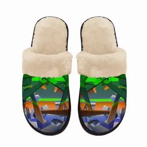 Men City Life Fuzzy Slippers