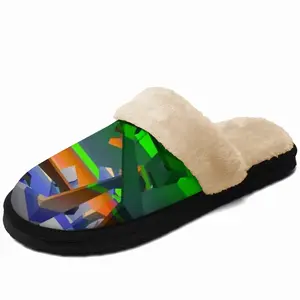 Men City Life Fuzzy Slippers