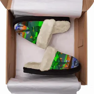 Men City Life Fuzzy Slippers