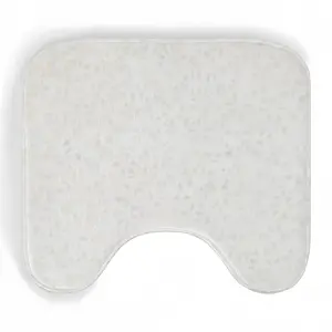 Bloomers White Toilet Bowl Mat