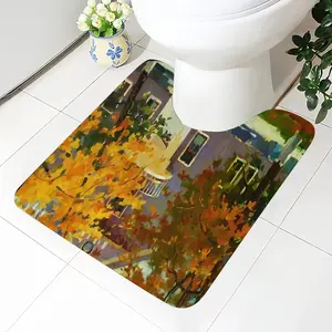 Autumn Day In Svitlovodsk Toilet Bowl Mat