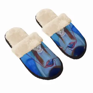 Men Dependency Fuzzy Slippers