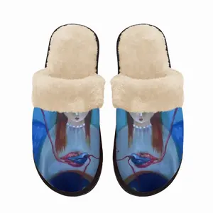 Men Dependency Fuzzy Slippers