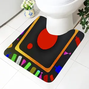 Total Addiction Toilet Bowl Mat