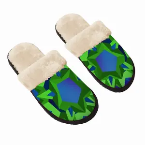 Men Satellite Fuzzy Slippers