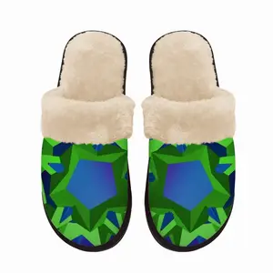 Men Satellite Fuzzy Slippers