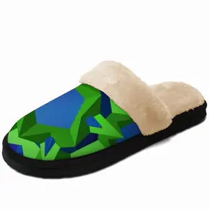 Men Satellite Fuzzy Slippers