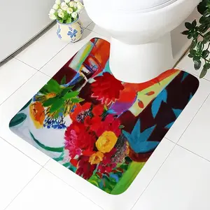 Morning Tea October Toilet Bowl Mat