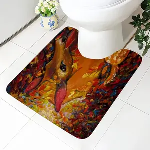 Deer Secret Hideaway Toilet Bowl Mat