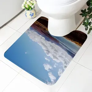 Snowy Mountains Of Tongue Toilet Bowl Mat