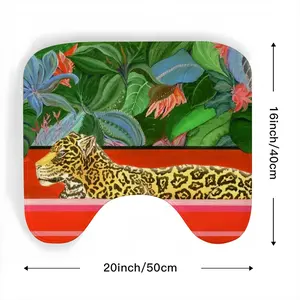 The King Of The Jungle Toilet Bowl Mat