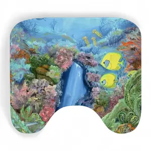 Underwater Meditation Toilet Bowl Mat