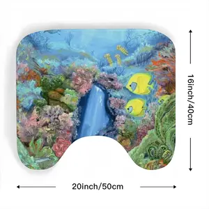 Underwater Meditation Toilet Bowl Mat