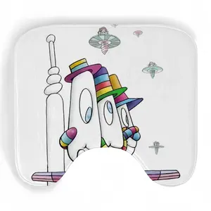 Cotton Candy In The Sky Toilet Bowl Mat