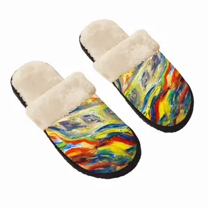 Men The Perfect Storm Fuzzy Slippers