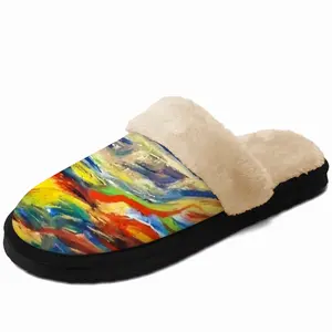 Men The Perfect Storm Fuzzy Slippers