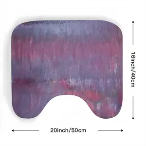 Red Storm Toilet Bowl Mat