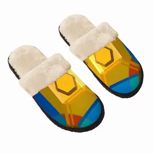 Men Yellow Submarine Fuzzy Slippers