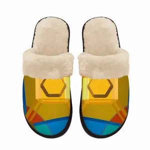 Men Yellow Submarine Fuzzy Slippers