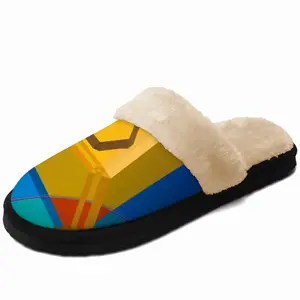 Men Yellow Submarine Fuzzy Slippers