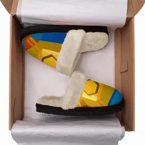 Men Yellow Submarine Fuzzy Slippers